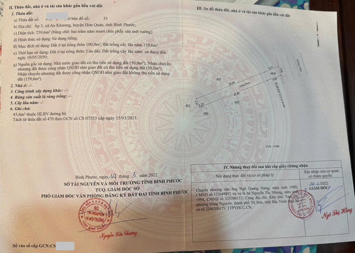 Bán đất xã An Khương Huyện Hớn Quản tỉnh Bình Phước 4