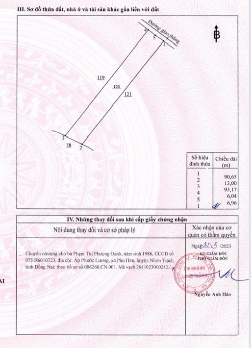 Bán đất xã Bàu Cạn Huyện Long Thành tỉnh Đồng Nai 2