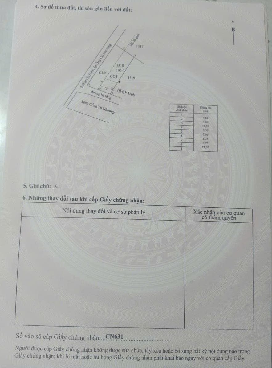 Bán đất xã Tân Trung Thị xã Gò Công tỉnh Tiền Giang 4