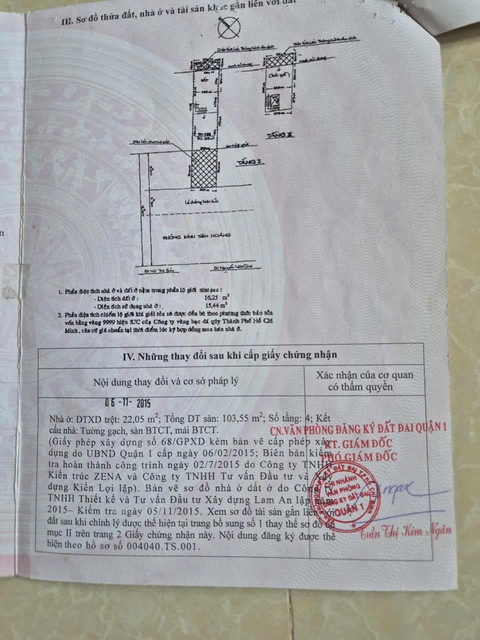 Bán nhà đường Đinh Tiên Hoàng Quận 1 3