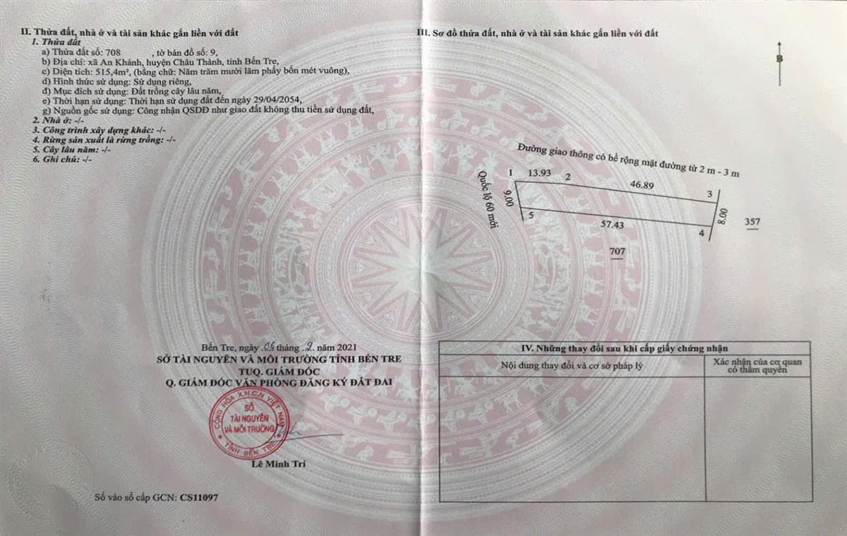 Bán nhà xã An Khánh Huyện Châu Thành tỉnh Bến Tre 3